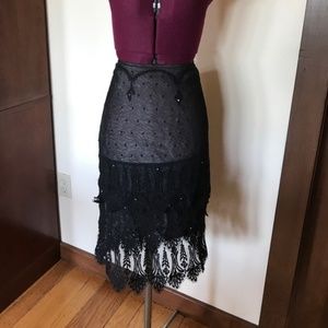 Anthropologie Lace Skirt